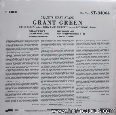Grant Green - Grant's First Stand 1Lp N.