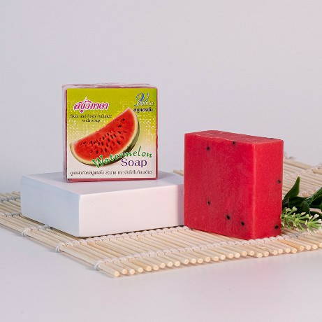 สบู่แตงโม วิภาดา (แพค12ก้อน) VIPADA WATERMELON SOAP