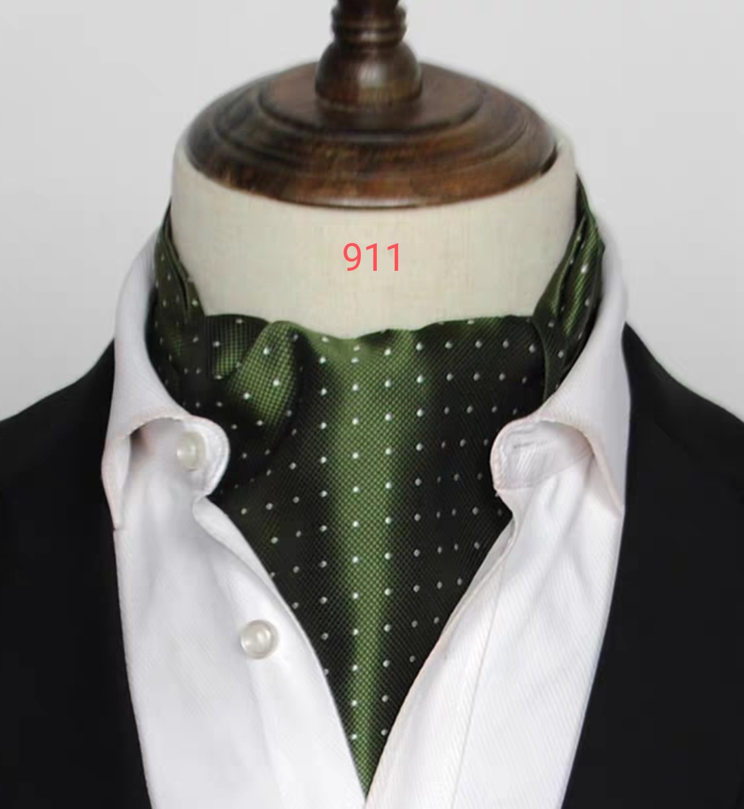 ผ้าผูกคอ ผ้าพันคอ ไทผูกคอ ไหมซาติน เล่นลาย คละแบบ สี ระบุรหัส