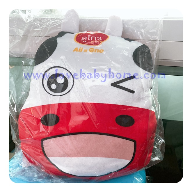 หมอนตุ๊กตา รูปหน้าวัว สินค้าเป็นของแถม ของพรีเมี่ยม