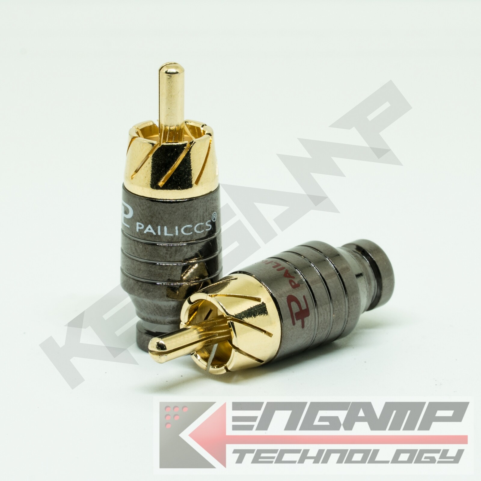(1คู่) [PJ] ปลั๊ก RCA PAILICCS ตัวสั้นสำหรับเข้าสาย 4.5mm