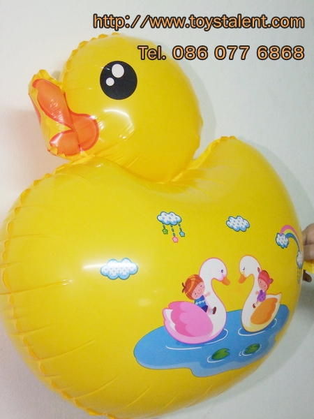 ลูกโป่งฟลอย์ เป็ดสีเหลือง - Duck Foil Balloon / Item No. TL-B018