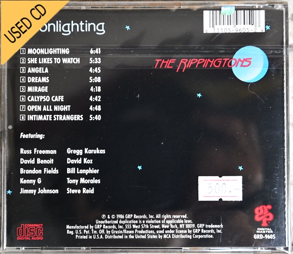 UsedCD The Rippingtons - Moonlighting