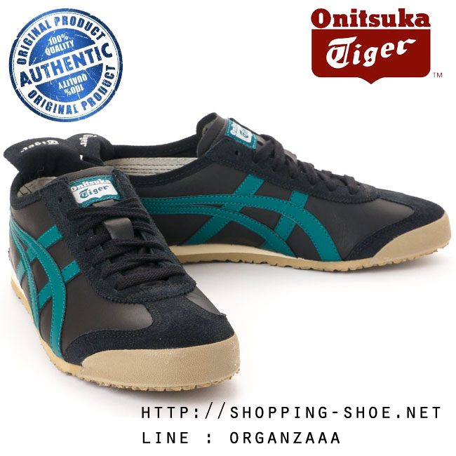 Onitsuka Tiger Mexico 66 - Black / Shaded Spruce ของแท้ มีกล่อง ป้ายครบ