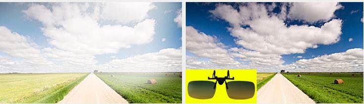 ฟรีเคสกันกระแทก+Polarize คลิบออนหนีบแว่นตากันแดดหน้ากว้างแบบRayban avi แข็งแรง พับเปิดปิดง่าย อเนกประส่งค์ กันUV400 (ดำเทา ปรอท ฟ้าเขียว ส้ม เหลือง ฟ้า)