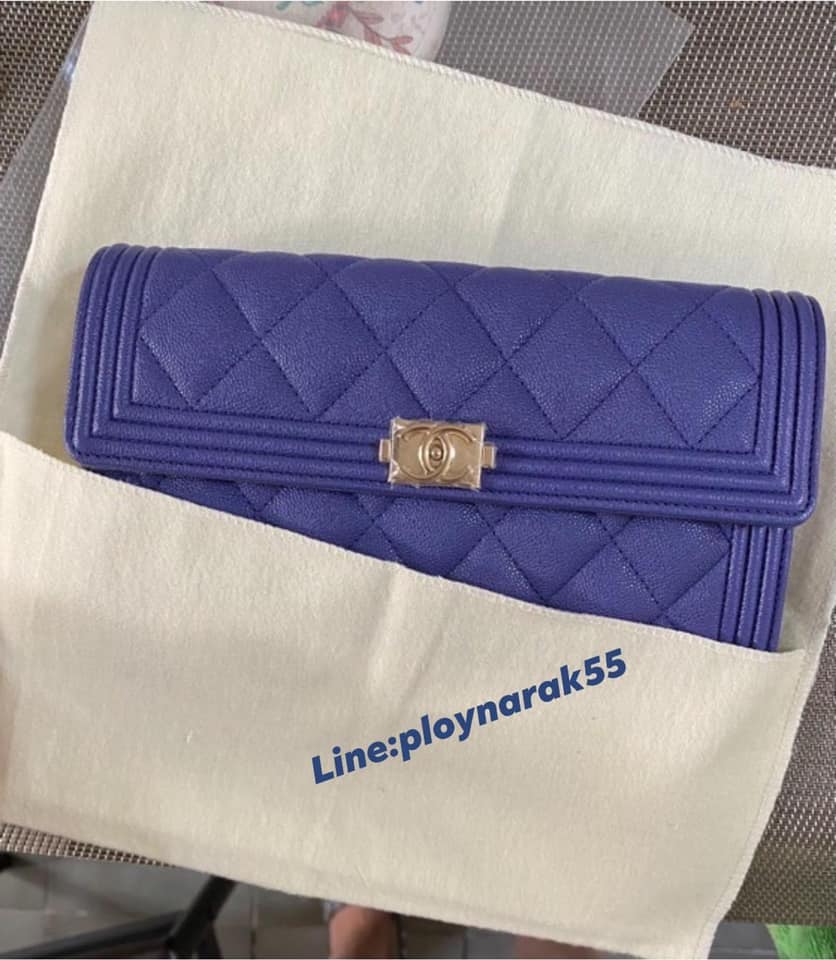 ถุงผ้าสำลี ใส่กระเป๋าสตางค์ใบยาว