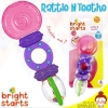 ยางกัด Rattle & Teethe Teether ยางกัดอมยิ้ม มีส่วนนิ่มและแข็งแช่เย็นได้ ใช้ได้นาน ยี่ห้อ Bright Starts