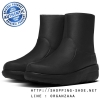 Fitflop Loaff Shorty Zip Boot In Black Leather ของแท้ นำเข้าจาก USA และ UK