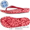 Fitflop Iqushion Super Ergonomic Flip Flop - Red Leopard Print ของแท้ นำเข้าจาก USA และ UK