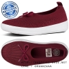 Fitflop Uberknit Slip On Ballerina With Bow Berry ของแท้ นำเข้าจาก USA และ UK
