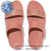 US7 : Fitflop Lulu Lasercrystal Slide Warm Rose ของแท้ นำเข้าจาก USA และ UK