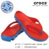 Crocs Duet Sport Flip-Flop - Flame / Ocean ของแท้ Outlet ไทยและอเมริกา
