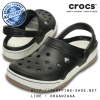 Crocs Front Court Clog - Black / White / Mushroom ของแท้ Outlet ไทยและอเมริกา