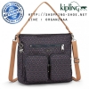 Kipling Tasmo - Woven Blue Geo (Belgium)