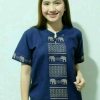 เสื้อผ้าฝ้ายล้านนา แต่งลายผ้าพื้นเมือง ตามแบบฉบับล้านนา คอจีน แบบสวย งานดีมากค่ะ ใส่ได้ทุกโอกาส ใส่ทำงานได้นะคะ