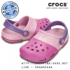 Crocs Kids Electro II Clog - Wild Orchid / Ballerina Pink ของแท้ Outlet ไทยและอเมริกา