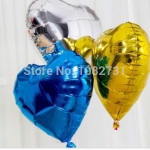 ลูกโป่งฟลอย์รูปหัวใจ สีฟ้า ไซส์ใหญ่ 32 นิ้ว - Heart Shape Balloon Blue Color / Item no.TL-G012