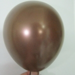 ลูกโป่งกลม สีน้ำตาลช็อคโกแล็ต ไซส์ 6 นิ้ว แพ็คละ 10 ใบ (Chocolate Color Round Balloon Size 6")