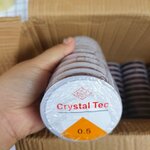 เอ็นยืดร้อยหิน เส้นกลม 0.5 มิล สีน้ำตาล ม้วนเล็ก 10 หลา แพคละ 300฿ (10 ม้วน)