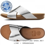 Fitflop AIX Leather Slide Silver ของแท้ นำเข้าจาก USA และ UK