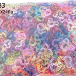 ลูกปัดพลาสติก สีใส หน้ามิกกี้เม้าท์ คละสี 20X24มิล (1กิโล/1,000กรัม)
