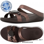 Fitflop Luna Pop Slide Bronze ของแท้ นำเข้าจาก USA และ UK