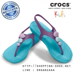 Crocs Aliana Girl - Lilac / Aqua ของแท้ Outlet ไทยและอเมริกา
