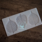 พิมพ์ซิลิโคนทำช็อคโกแลตลายใบไม้ 3 ช่อง