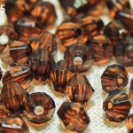 คริสตัลพลาสติก สีน้ำตาล 6มิล (1ขีด/100กรัม)