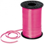 ริบบิ้นม้วนใหญ่ สีชมพูเข้ม สำหรับผูกลูกโป่ง ยาว 350 เมตร - Deep Pink Curling Ribbon
