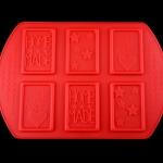 พิมพ์ซิลิโคนทำแผ่นช็อคโกแลตลาย HOME MADE