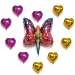 ลูกโป่งฟลอย์ บัตเตอร์ฟลายเกิลย์ ใหญ่ - Butterfly Girl Foil Balloon / Item No.TL-A041