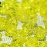 คริสตัลพลาสติก สีเหลือง 8มิล (1ขีด/100กรัม)