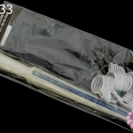 ทีวัดแหวนพร้อมห่วงแหวน สีขาว (1ชุด)