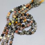 หินแห่งความกล้าหาญ แจสเปอร์ (๋Jasper) 8 มิล (50เม็ด/เส้น) 200฿