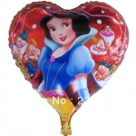 ลูกโป่งฟลอย์ลายสโนว์ไวท์ ทรงหัวใจ - Snow white Heart shape Balloon / Item No. TL-A019