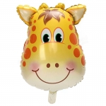 ลูกโป่งฟลอย์ หน้ายีราฟ - Giraffe Face Foil Balloon / Item No. TL-B044