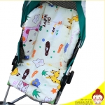 ผ้ารองรถเข็นเด็ก แบบมีลาย (ใช้ได้กับรถเข็นเด็กมาตราฐานทุกรุ่น กับช่องเข็มขัดนิรภัย 2-5 จุด)