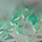 ลูกโป่งกลมเนื้อมุก สีเขียวอ่อน ไซส์ 10 นิ้ว แพ็คละ 10 ใบ (Pearl Light Green Balloon Size 10")