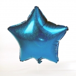ลูกโป่งฟลอย์รูปดาว Laser สีฟ้า ไซส์ 19 นิ้ว - Star Shape Laser Foil Balloon Blue Color / TL-G004