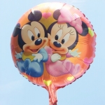 ลูกโป่งฟลอย์ลาย Baby Mickey and Minnie ทรงกลม - / Item No. TL-C011