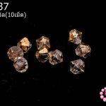 คริสตัลสวารอฟสกี้ (SWAROVSKI) สีชาเหลือบทอง 5มิล(10เม็ด)