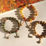 DiY Idea : ร้อยหินเสริมดวงสวมเป็นเครื่องประดับกับ Chinese Jade - Stone Bracelet