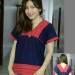 เสื้อนากา เสื้อผ้าพื้นเมือง เสื้อผ้าฝ้ายล้านนา คอวี แต่งลายผ้าพื้นเมือง แบบสวยเก๋