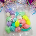 ลูกปัดแฟนซี ผัก ผลไม้ คละสี แพค 20฿