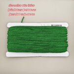 เชือกเกลียวสีเขียวขนาด3มิล(1พับ 36 หลา)=300บาท (1หลา 90 ซม.)=10 บาท