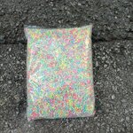 ลูกปัดแฟนซี เม็ดกลมจิ๋ว พาสเทล คละสี ยกถุงใหญ่ 350฿ ครึ่งกิโล