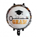 ลูกโป่งฟลอย์แสดงความยินดี Congrats Grad ทรงกลม - Grad Key oil Balloon / Item No. TL-F016