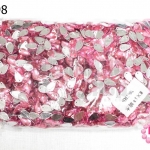 เพชรแต่ง หยดน้ำ สีชมพูอ่อน มีรู 8X13มิล(1ถุง/2,880ชิ้น)