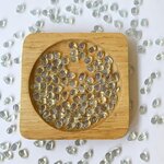 ลูกปัดคริสตัลหยดน้ำ ขาวขุ่น 50 กรัม 150บาท เท่านั้น!!! #มีเก็บปลายทาง